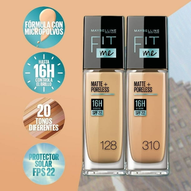 Maybelline Base de maquillaje matificante Fit Me Matte