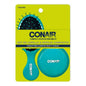 Set de cepillo y espejo Conair Detangling chico aqua 2 pzas