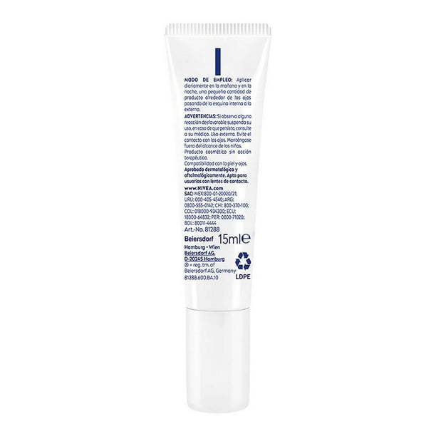 Crema contorno de ojos NIVEA Q10 reafirmante para todo tipo de piel 15 ml