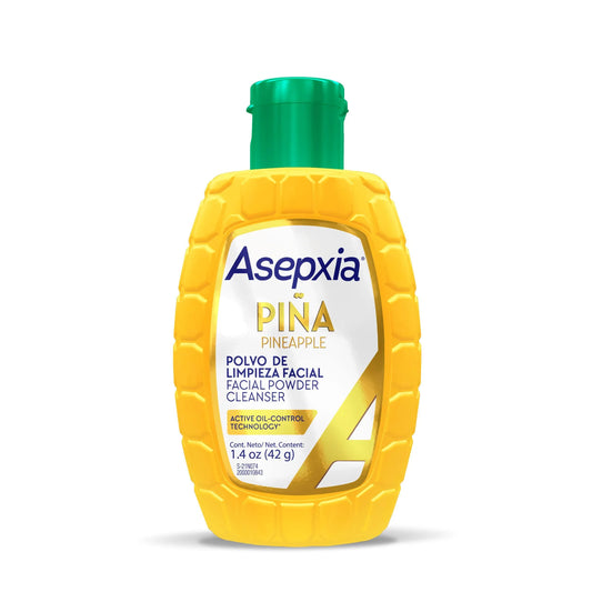 ASEPXIA - Limpiador Facial Diario en Polvo. Polvo que se activa con el contacto con el agua y transforma en espuma para limpiar, exfoliar y purificar la piel. Botella con 42g.