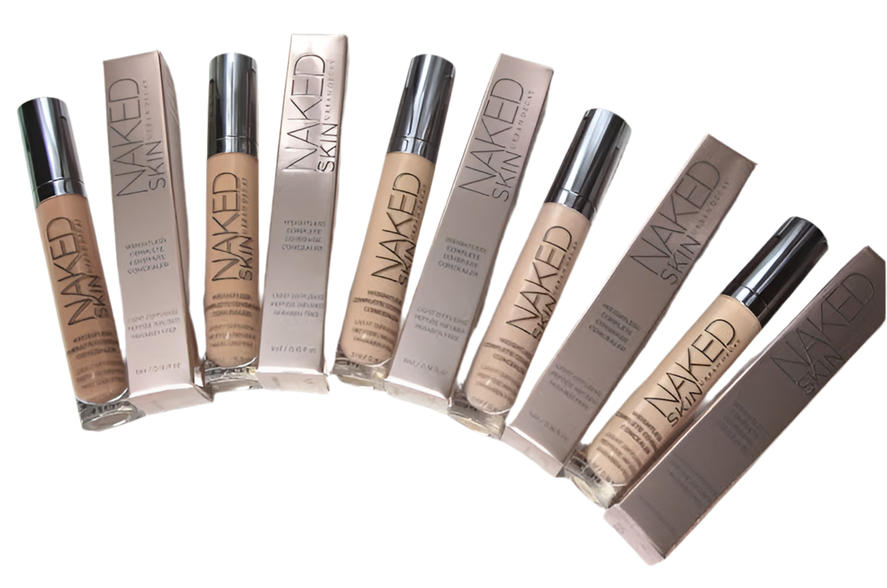 UD Naked Skin corrector completa cobertura.