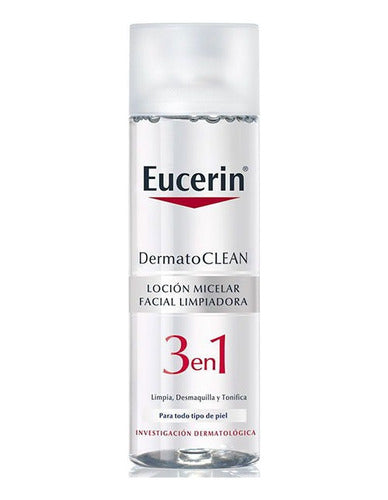 Eucerin DERMATOCLEAN LOCIÓN MICELAR LIMPIADORA 3 EN 1, 200 Ml