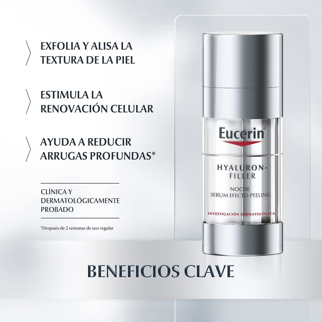 Eucerin Hyaluron-Filler + 3x Effect Peeling & Serum Noche 30 ml