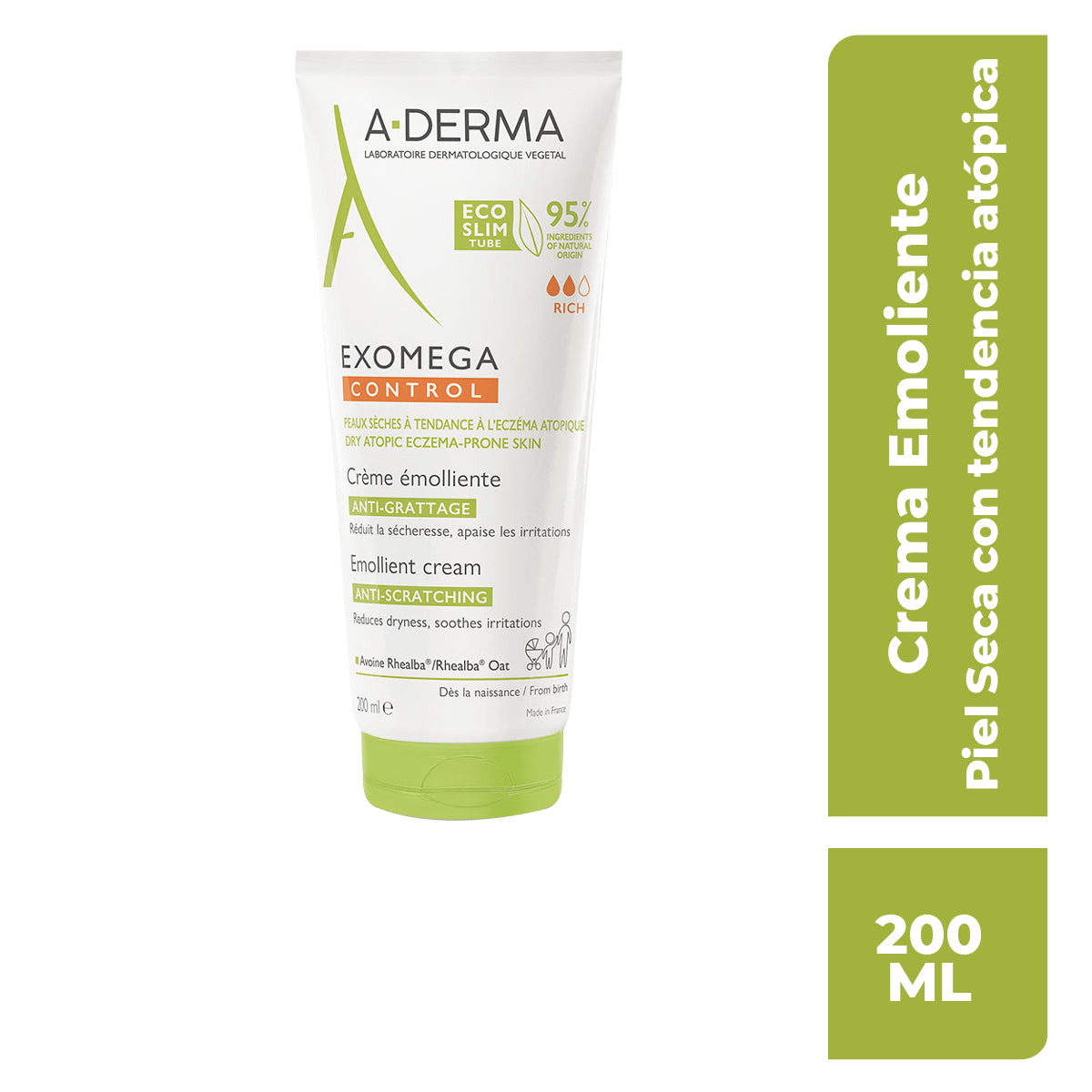 A-Derma - Exomega Crema 200 ml Eco Diseñada