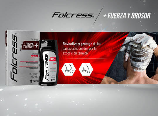 Folcress Shampoo + Fuerza y Grosor 260 ml