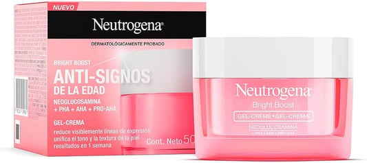 Neutrogena Bright Boost Anti Signos de la edad Hidratante Facial Neoglucosamina 50 gr