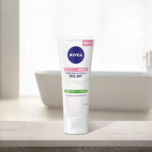 Nivea Mascarilla Facial Exfoliante Y Matificante, Peel Off Efecto Mate Para Piel Mixta A Grasa, 75 ml