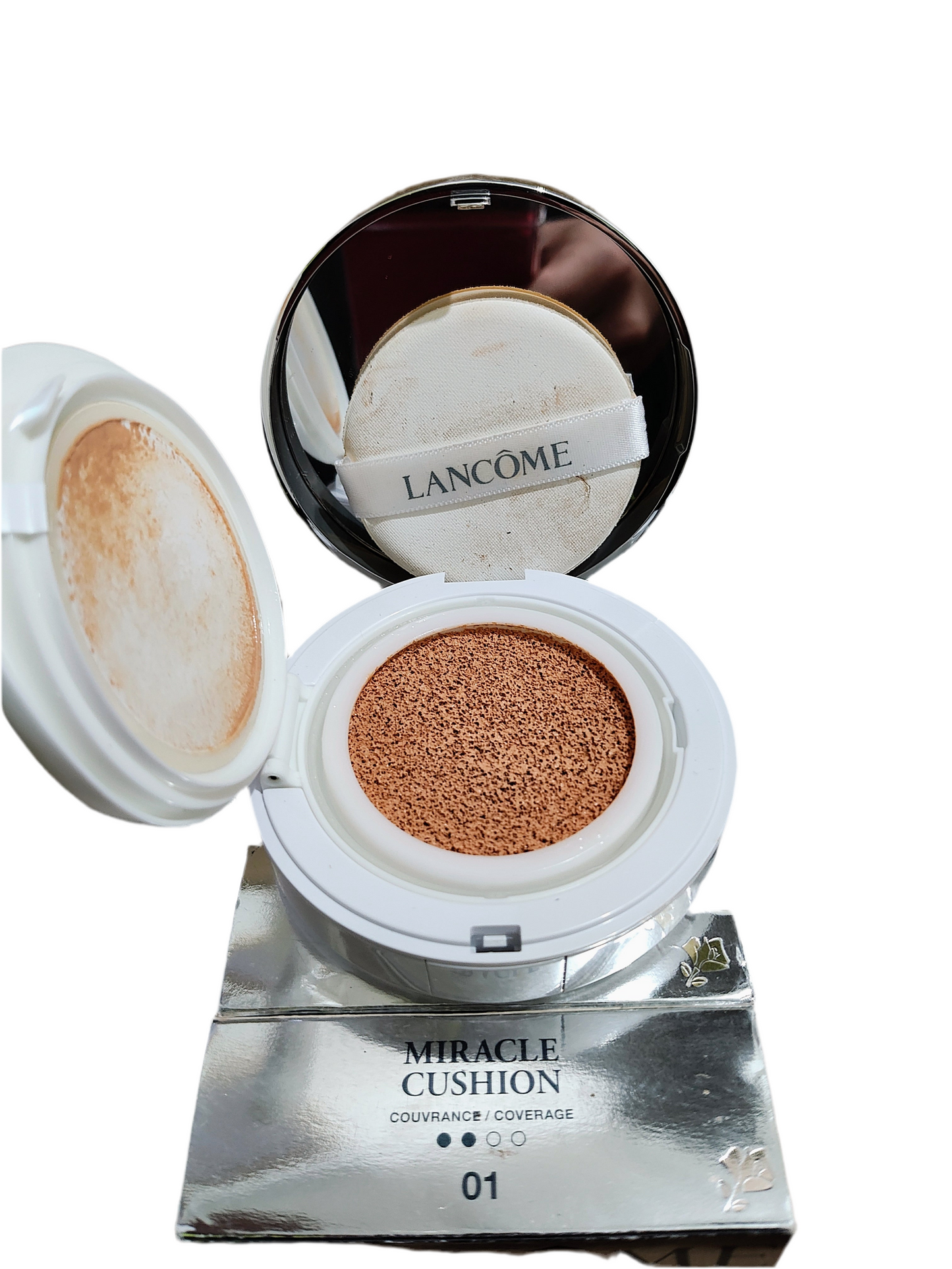 Base de maquillaje compacta Miracle Cushion Liquid Cushion SPF 23 -