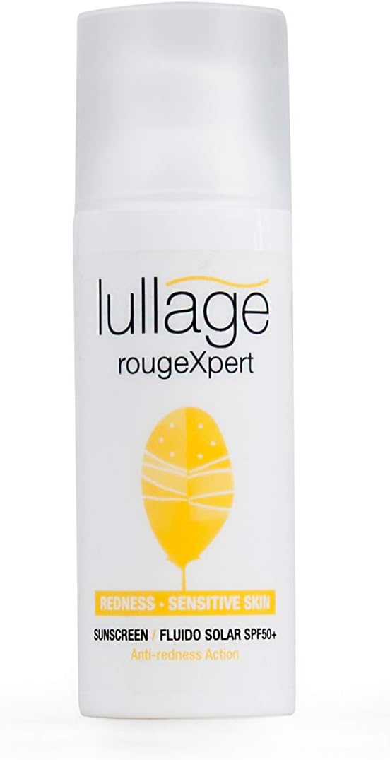 Lullage Fluido Solar Fps50+ Bloqueador Facial y Corporal, Pieles Sensibles o con Rojeces 50 ml