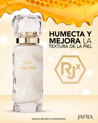 Crema Facial Humectante con Jalea Real Jafra Royal Jelly día noche para todo tipo de piel de 200mL 200g