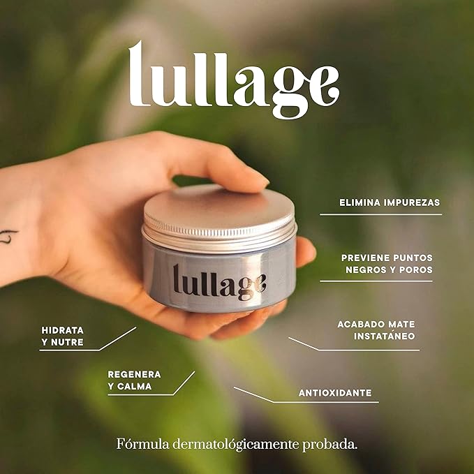 LULLAGE, Candy Matte Mask, Mascarilla Carbón Azul, Matificante, Absorbe el Exceso de Sebo, para Todo Tipo de Pieles, Elimina Impurezas, Anti-Fatiga, Vegano, 100 ml