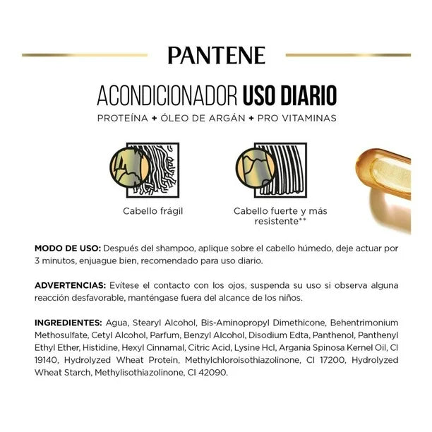 Pantene Acondicionador Pro V 3 minute miracle hidratación extrema 90 ml