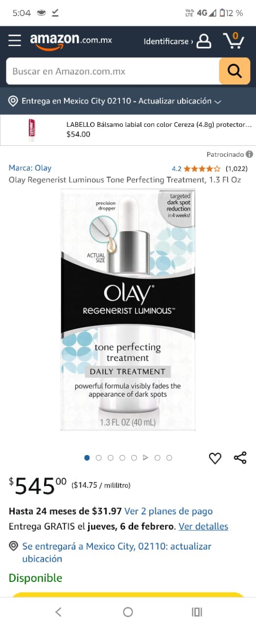 Olay Regenerist Luminous Tratamiento Perfeccionante de Tono 40ml