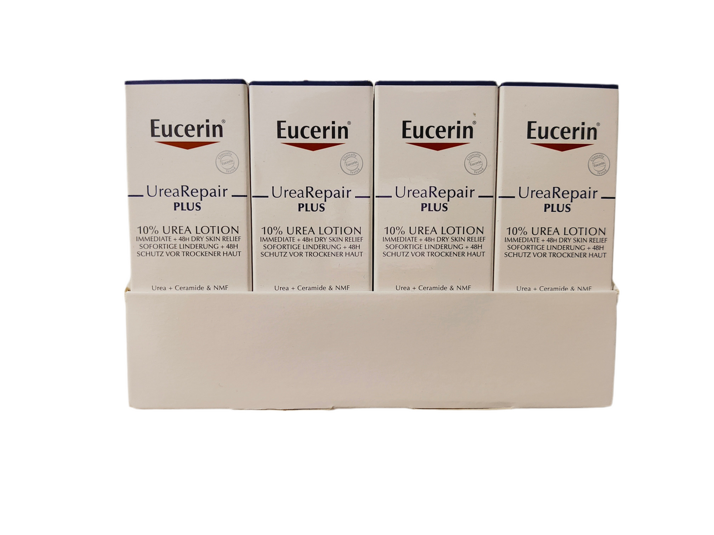 Eucerin Crema Urea Repair Plus  10 %.Blister entero 16 piezas de 20 ML total neto 320 ml