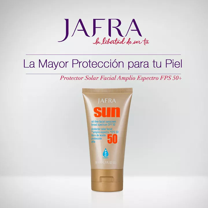 Protector Solar Facial Jafra Sun 50ml Spf 50 Hipoalergénico