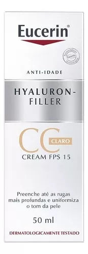 Eucerin Hyaluron-Filler + 3x Effect Crema Facial Fluida de Día para Piel Normal a Mixta FPS15 50 ml