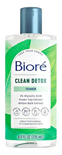 Tónico facial Bioré Detox suave on extracto de té verde 235 ml