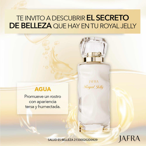 Crema Facial Humectante con Jalea Real Jafra Royal Jelly día noche para todo tipo de piel de 200mL 200g