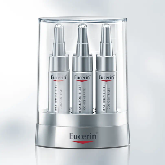 Sérum Concentrate Eucerin Hyaluron-Filler día/noche para todo tipo de piel de 5mL- pack x 6 unidades