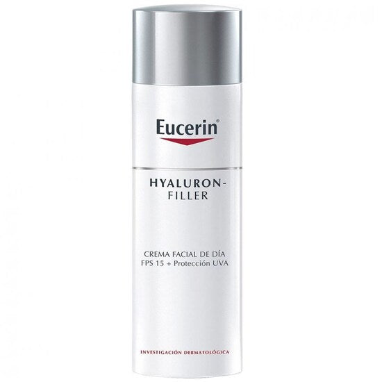 Eucerin Hyaluron-Filler + 3x Effect Crema Facial Fluida de Día para Piel Normal a Mixta FPS15 50 ml