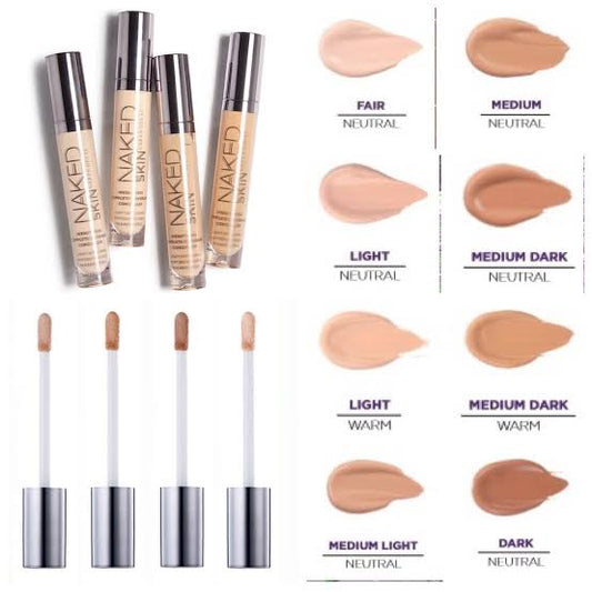 UD Naked Skin corrector completa cobertura.