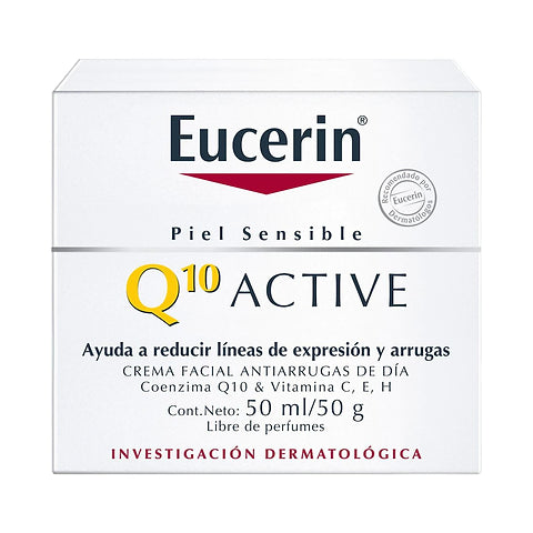 Eucerin Q10 Active Día 50ml Crema Antiarrugas Antiedad Tipo de piel Seca y Sensible