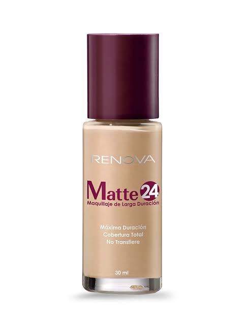 Renova · Base matte 24 beige miel (30 ml)